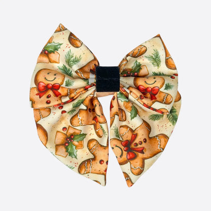 Gingerbread Dog Bow Tie