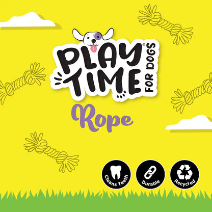 Playtime For Dogs Multi-Coloured Rope Dog Toy