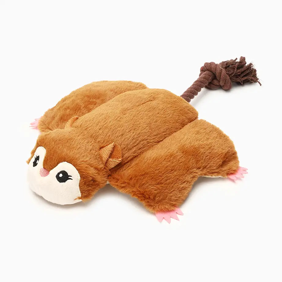 Rope Flying Squirrel Tug Dog Toy