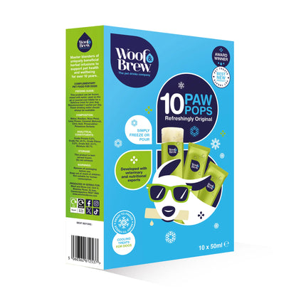 Paw Pops Dog Ice Lollies Natural Dog Treat Pack Of 10