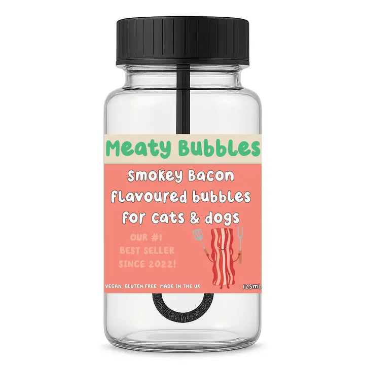 Meaty Bubbles Smokey Bacon For Cats & Dogs 125ml