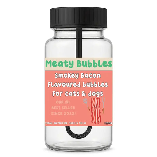 Meaty Bubbles Smokey Bacon For Cats & Dogs 125ml