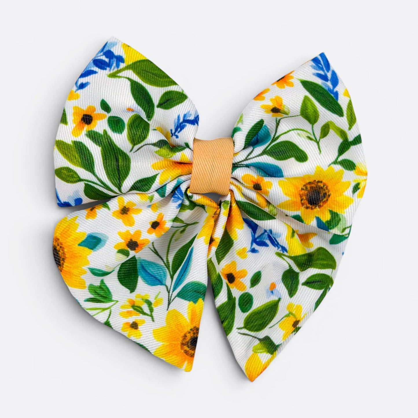 Sunflower Bow tie PawPrint Boutique