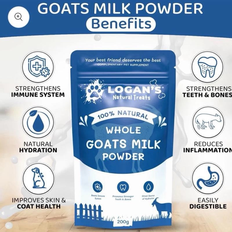 Logan's Whole Goats Milk Powder for Dogs & Cats