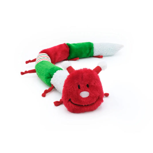 Christmas Caterpillar - Deluxe - Holiday Dog Toy