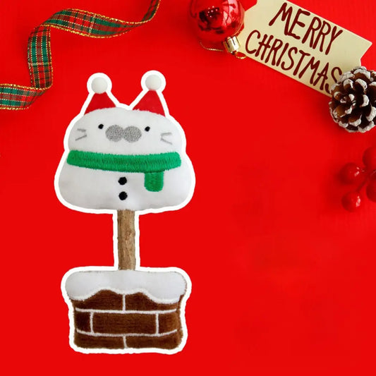 Christmas-themed silvervine stick toys For Cats