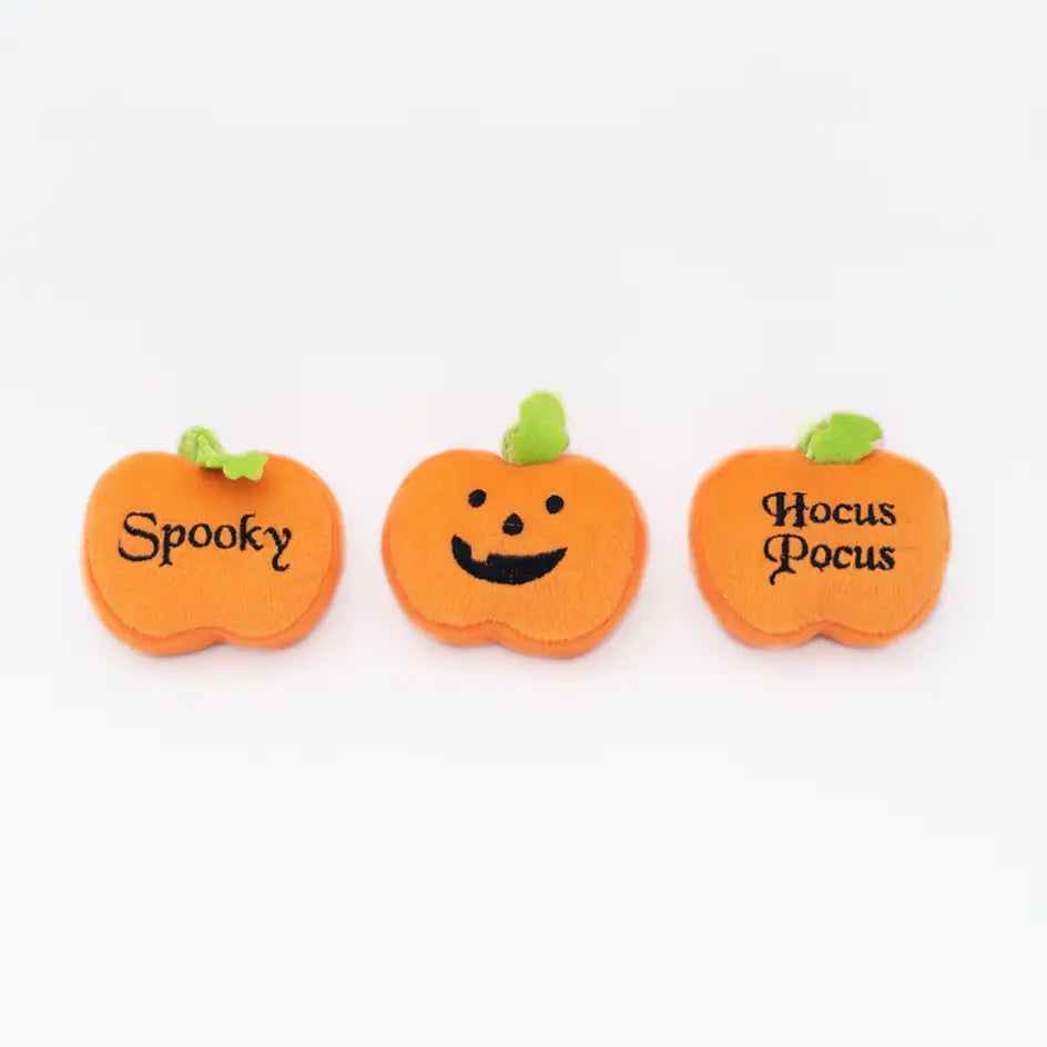 Halloween Miniz - Pumpkins (3-pack) - Dog Toy