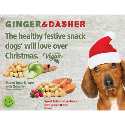 Maks’Patch Ginger & Dasher Christmas Veggie Treats Large Or Small Size