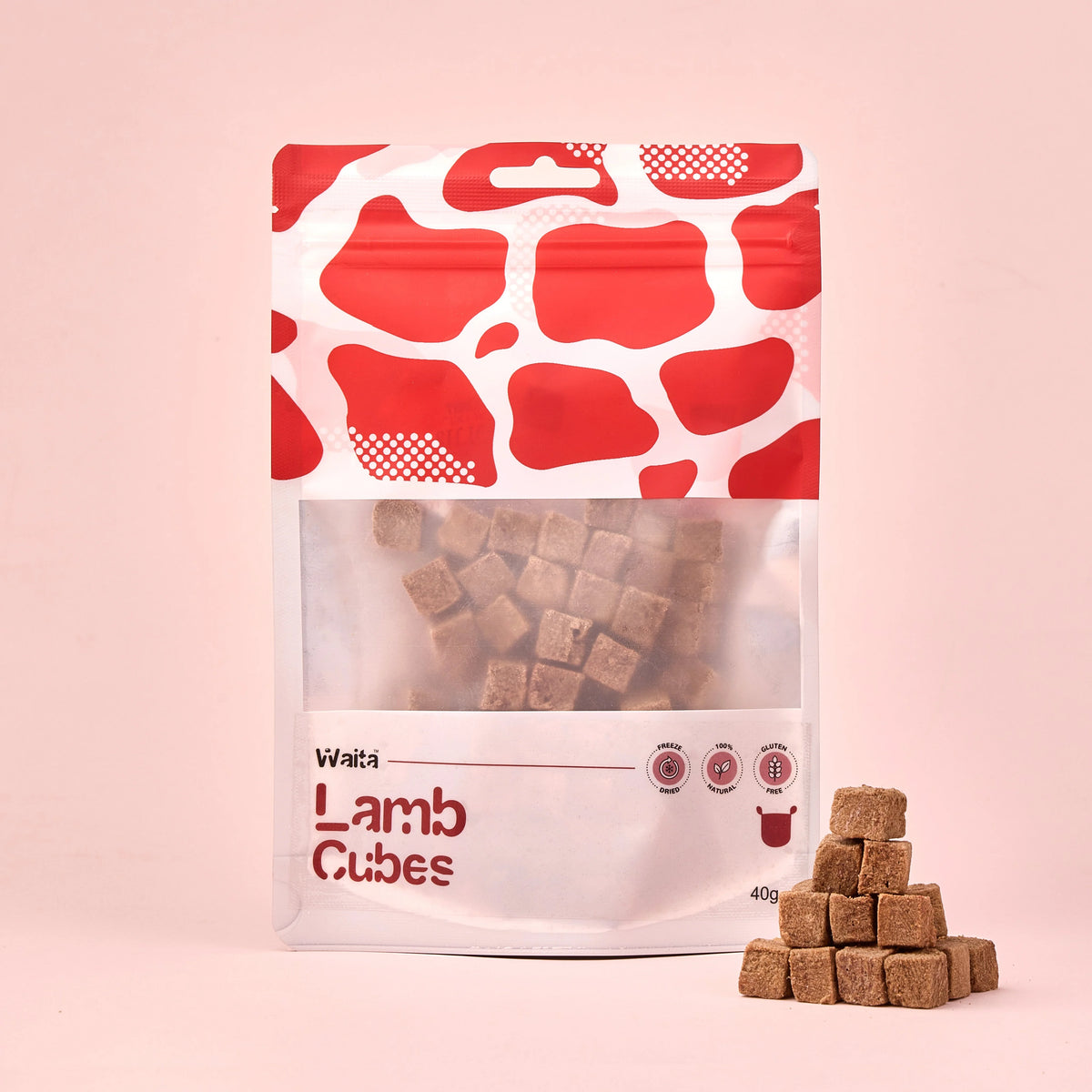 Waita Freeze Dried Lamb Cubes 40g For Cats & Dogs