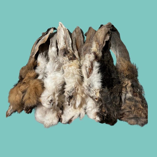 Natural Hairy Rabbit Ears