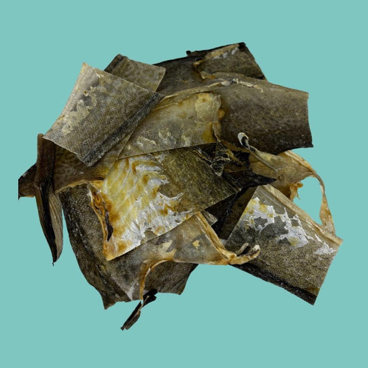 10 Large Cod Flat Fish Skins