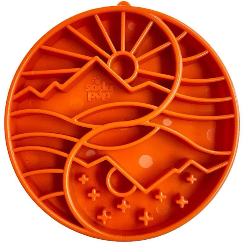 SodaPup Yin Yang Shallow Tray - Licki Enrichment Tray and Slow Feeder