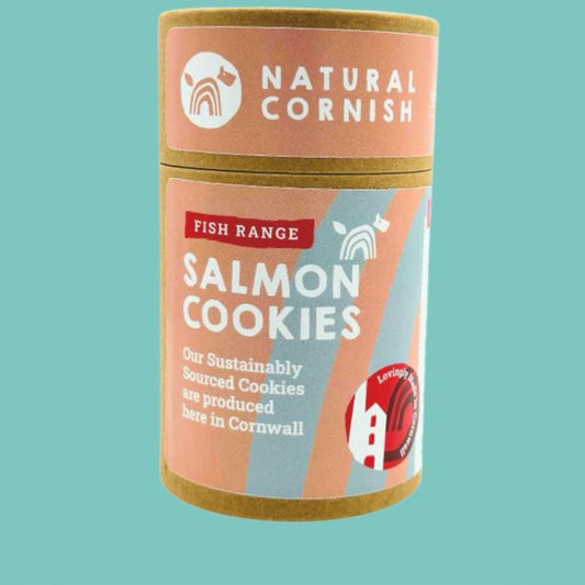 Natural Cornish Made Salmon Cookies for Dogs 85g