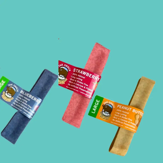 Yak Snack Bar Natural Dog Chew Treats Large