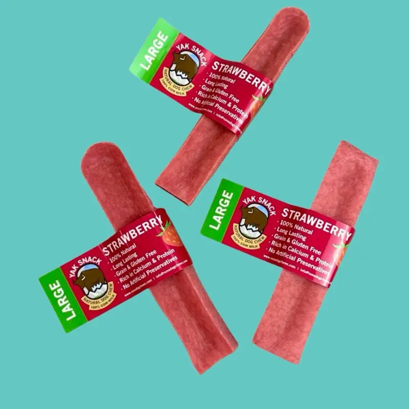 Yak Snack Bar Natural Dog Chew Treats Large
